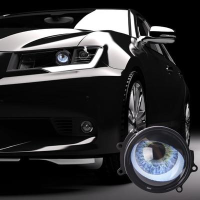 Auto Lens Lamp 8 Modes Adjustment 12V LED Dynamic Eye Headlights Car Headlight Assembly Auto Accessories