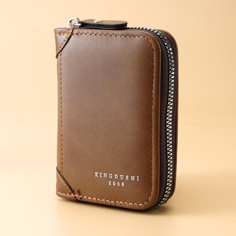 New Men'S Wallet Men'S Short Wallet Simple And Practical Wallet Large Capacity Multi-Card Wallet