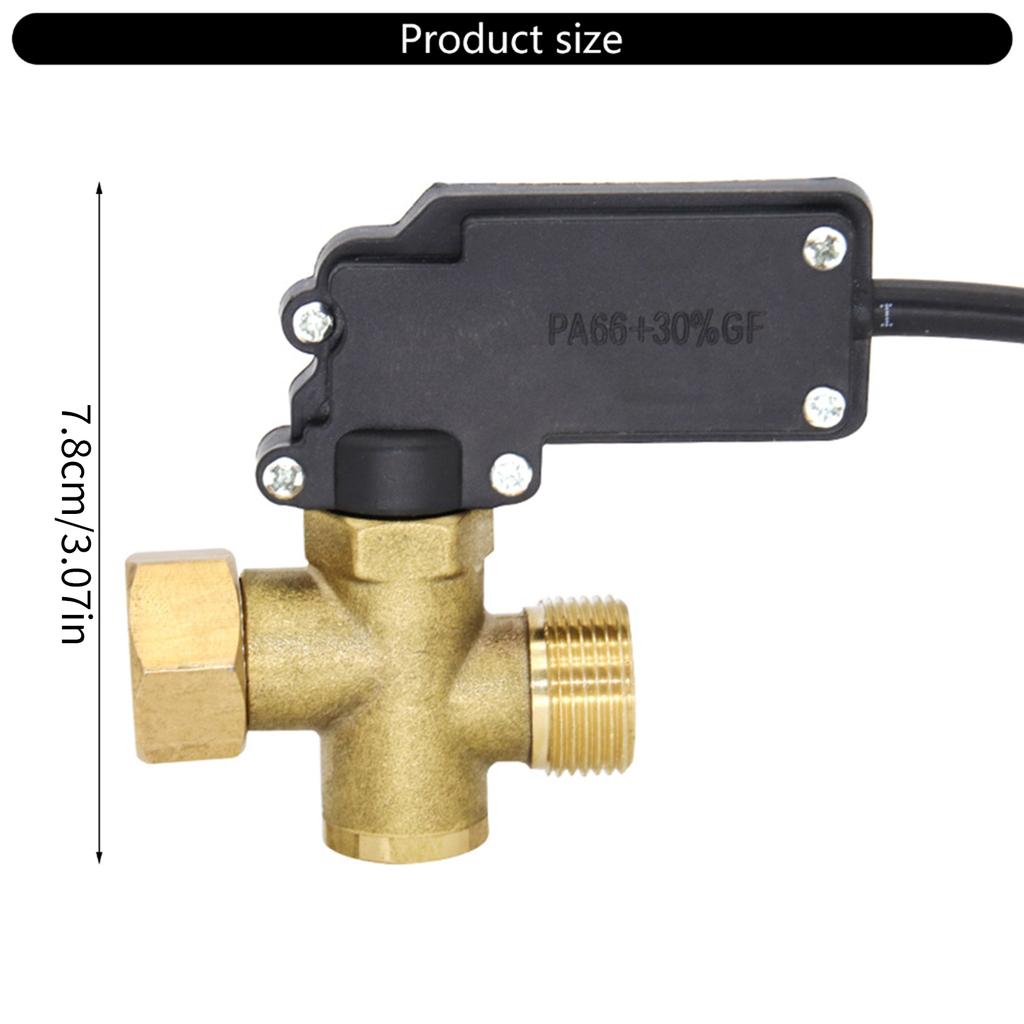 Heavy Duty Automatic Pressure Sensors Switches For 55/58 360 Portable Vehicle Washer Machine Plastic Brass Construction