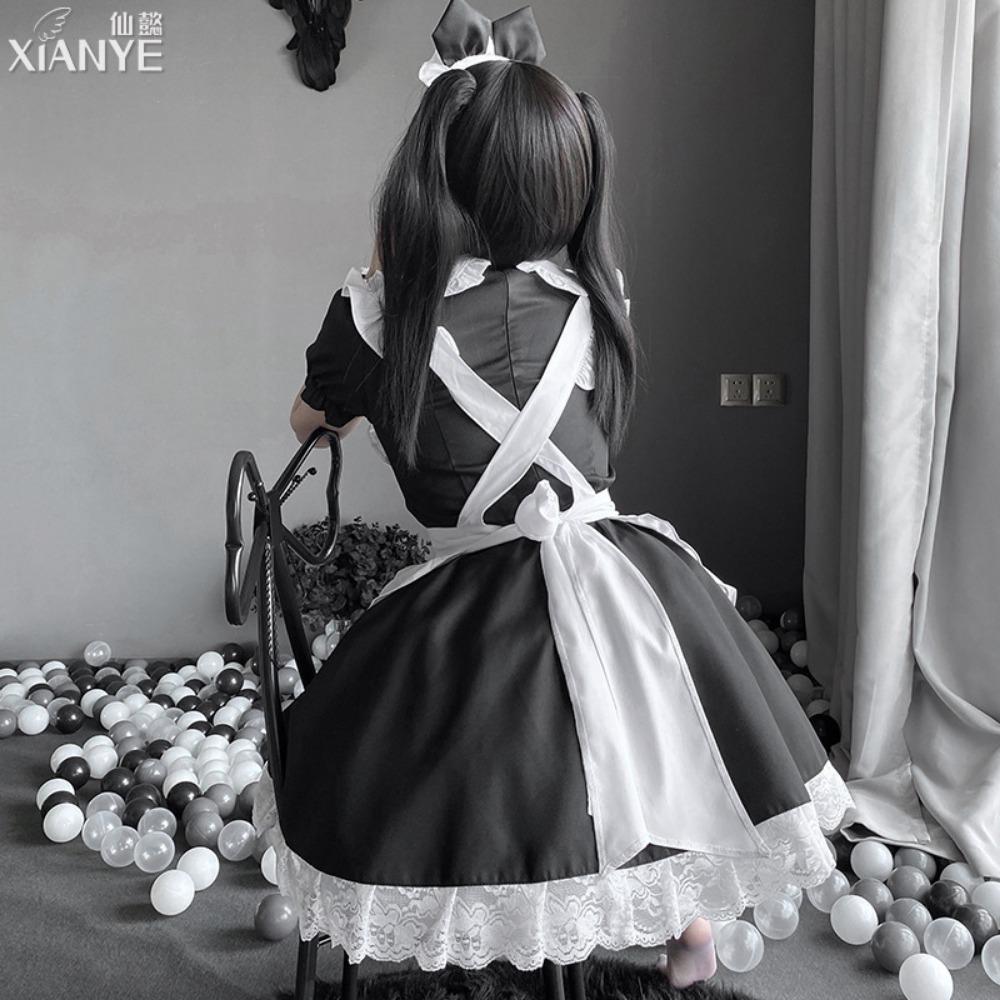 Xianyi Two-dimensional Cute Pussy Girl Maid Outfit Japanese Lolita Uniform Dress Female Cosplay303