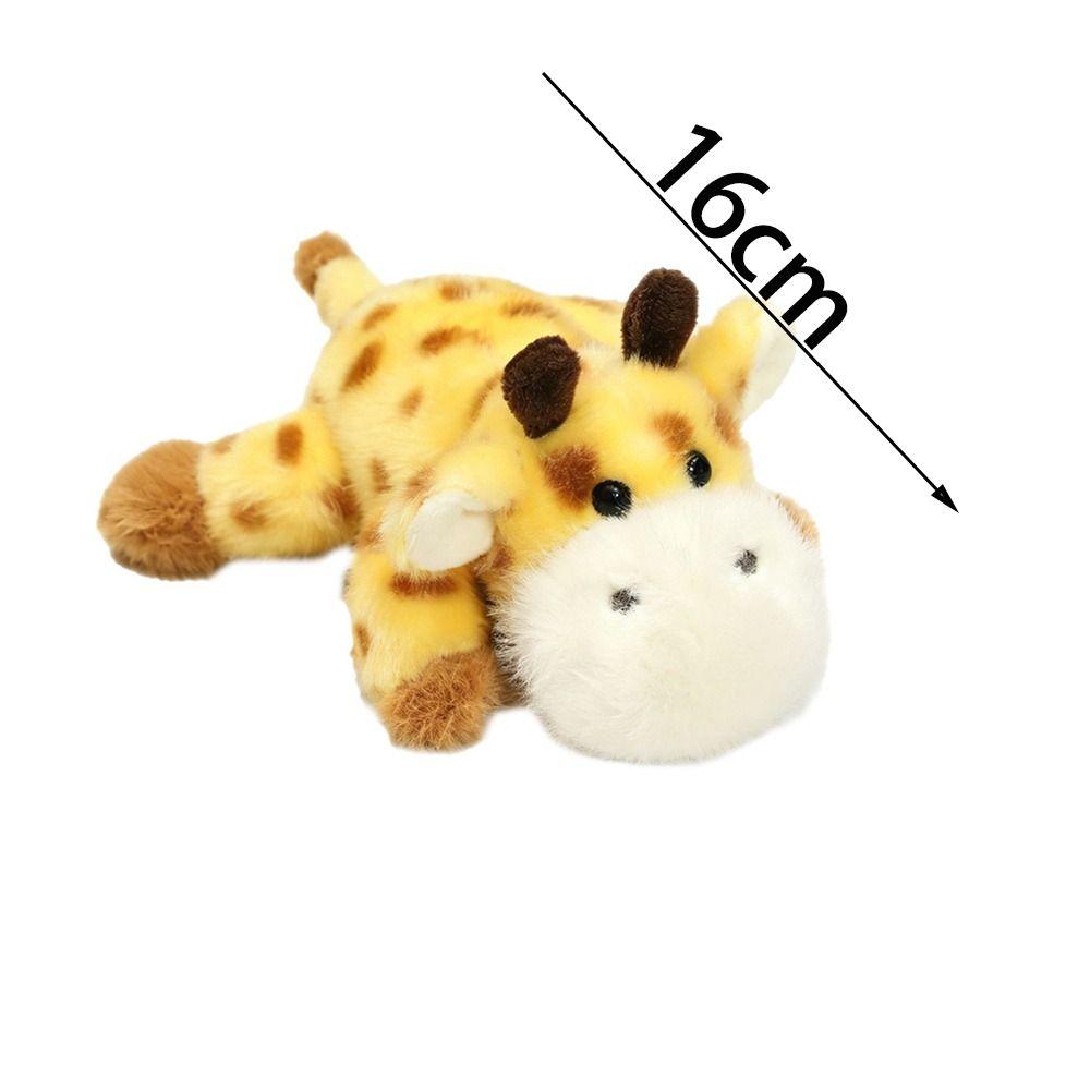 Tiger Magnetic Refrigerator Sticker Doll Zebra Toy Cat Lying Doll Home Decor
