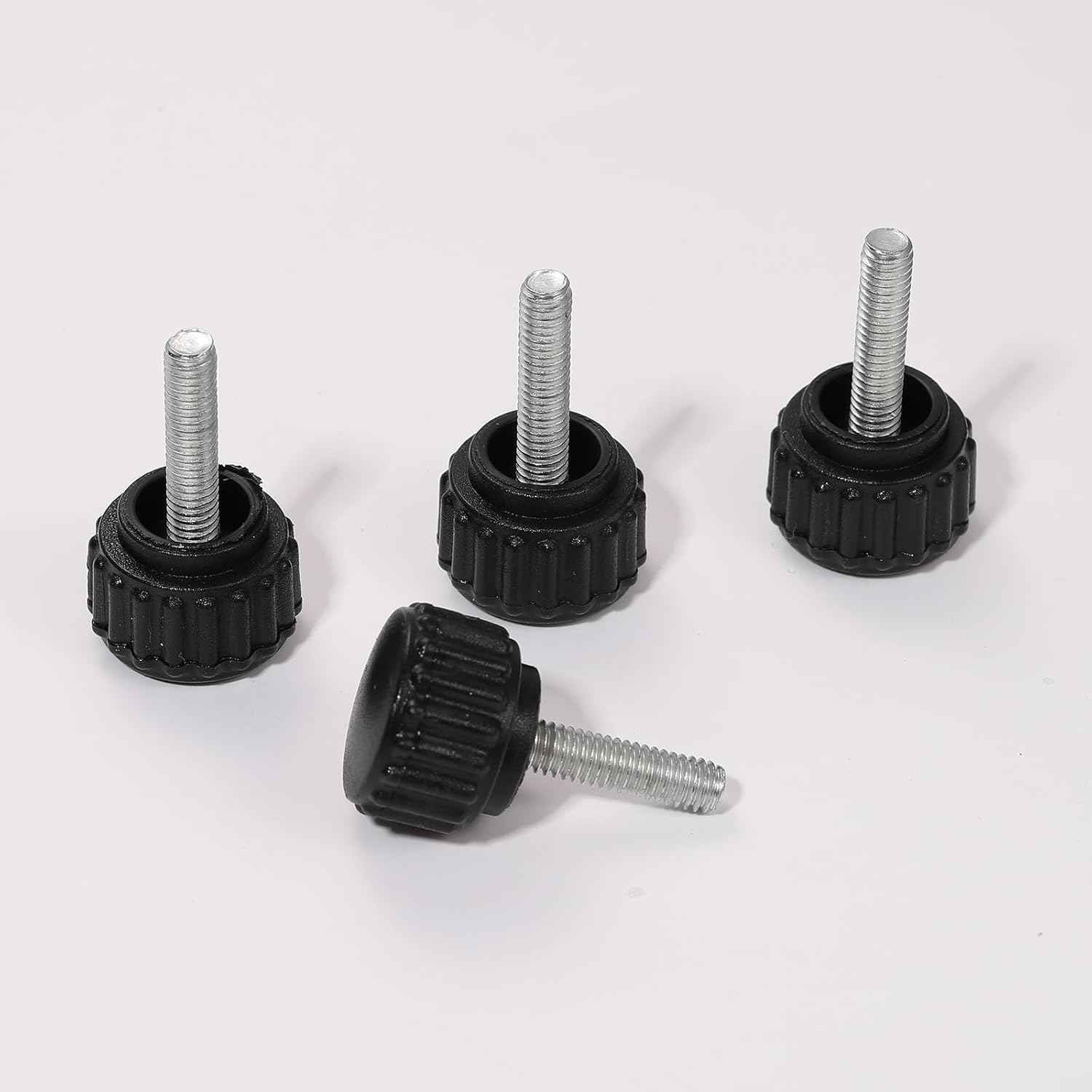 

Threaded Knurled Thumbscrew, Monitor Screws for Vesa Mount Screws Carbon Steel Clamping Mounting 25pcs