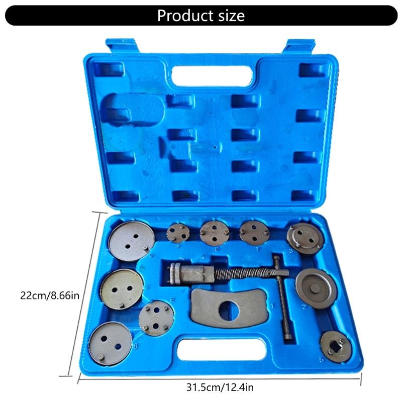 Car Brake Caliper Rewind Tool Set 12pcs General Piston Compression set Brake Caliper Service Tool for Auto Maintenance