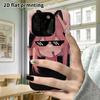 Phone case: 2D flat, suitable for iPhone 18 17 16 15 14 13 12 Pro, anime girl, perfect Christmas and Halloween holiday gift