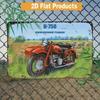 Retro Tin Motorcycle Wall Art for Cafe Bar Garage Decor