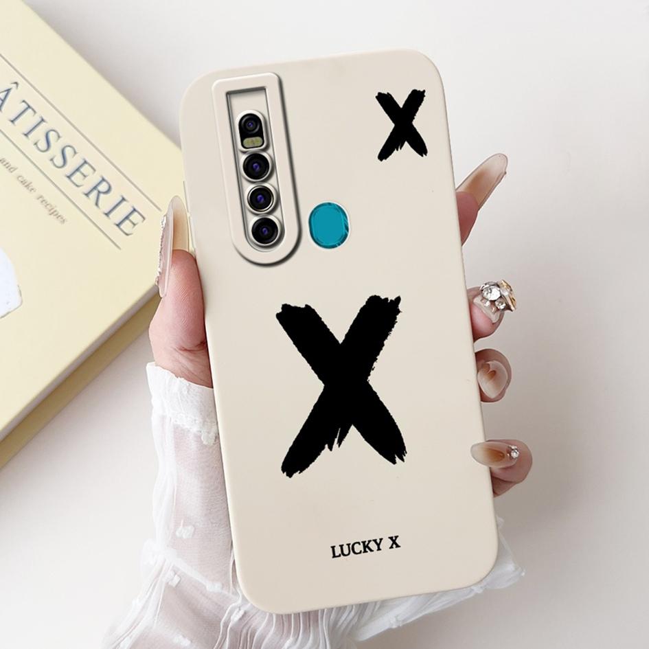 For Tecno Camon 15 Pro Case CD8 Luxury A Z Initial Letters Soft Silicone Bumper For Tecno Camon 15 Premier Camon15 Air CD6 Shell Camon 15