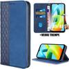Case - Xiaomi - Redmi A1/A2 - Luxury Leather Effect - Navy Blue - 2 Tempered Glasses