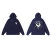 Felpa con cappuccio e stampa Stu Uomo Donna Inverno Calda Foderata in pile Oversize Casual Pullover