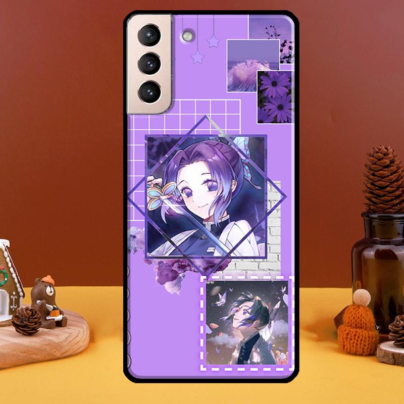 

Чехол для телефона Samsung Galaxy S21 S20 FE Note 20 S22 Ultra Note 10 S8 S9 S10 Plus с изображением аниме-убийцы демонов Канао Шинобу сама Note 20 Ultra