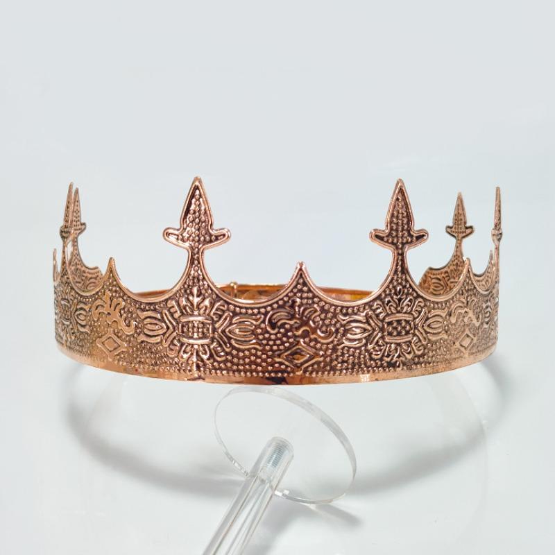Crown Prince Crown Wedding Birthday Ball Party Halloween Decoration Hairpin