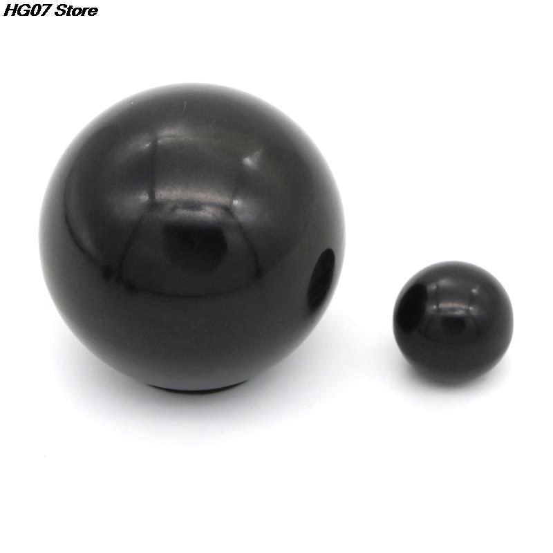 Black Plastic M4/M5/M6 Thread Ball Shaped Head Clamping Nuts Knobs 1PCS