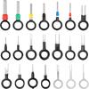 Terminal Removal Tool Assortment Kit Wire Connector Terminal Pin Extractor Kit Black 21 Pcs