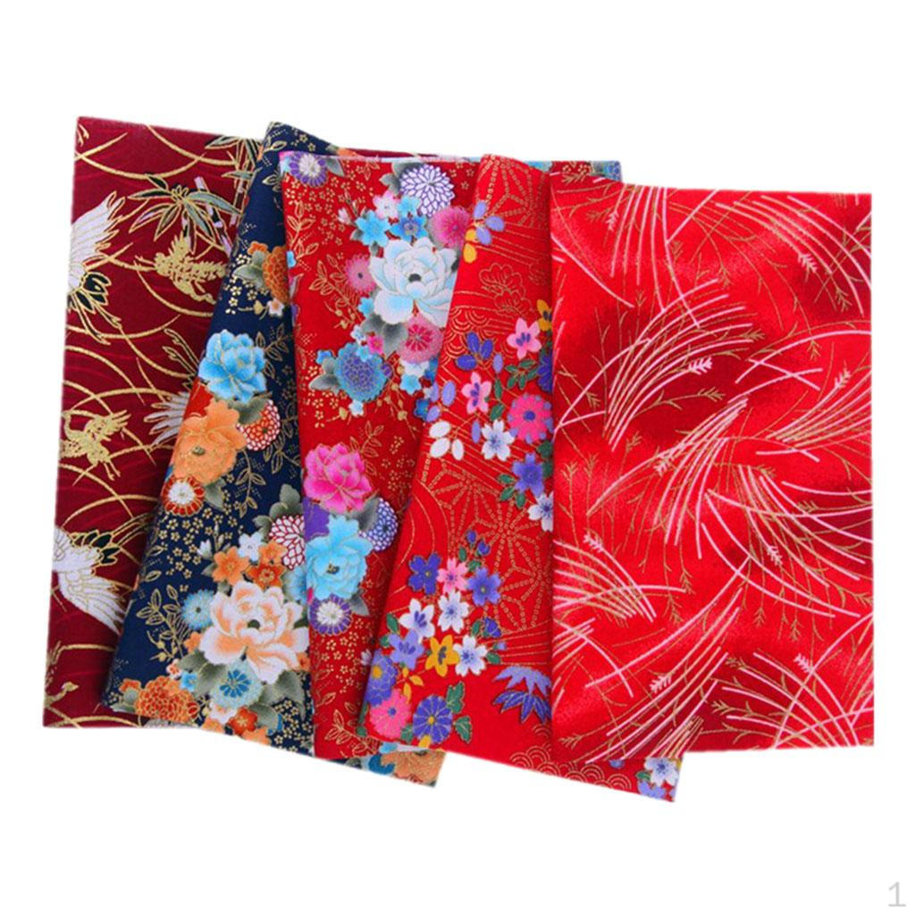 

5 материалов, лоскутная ткань, лоскутное шитье 25 х см, лоскутное шитье, узор в японском стиле E 20X25CM