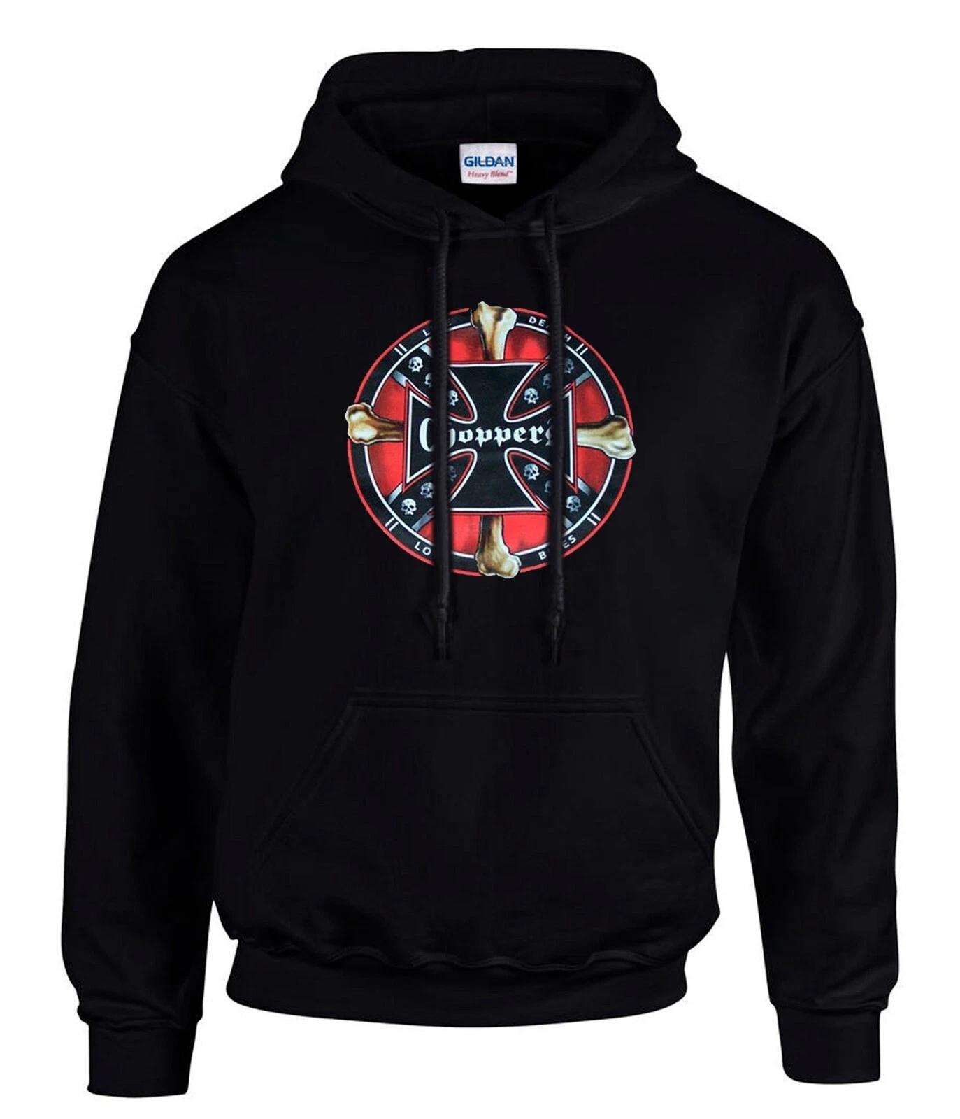 Biker Custom Choppers Motorrad Schwarz Hoodies Kapuzenpullover -3376-SW XL