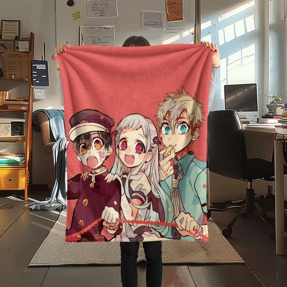 Toilet‑Bound Hanako‑kun2 Flannel Blanket, High quality Comfortable for All Seasons, Home Decor, Warmth and Comfort