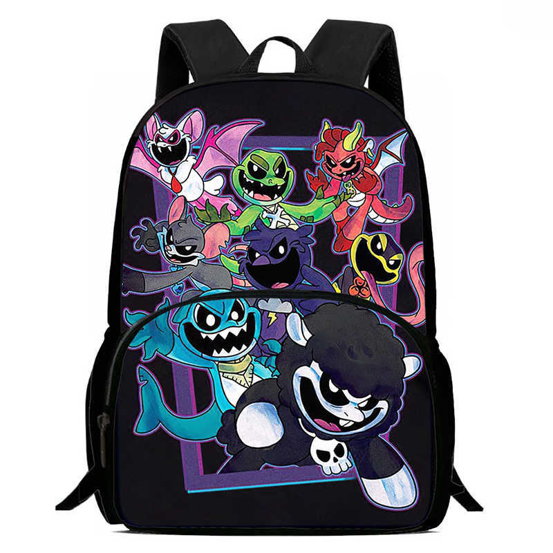 Lachende Crittersnig Htmare Peripherie Anime Rucksack Herren- Und Damen-Schultaschen