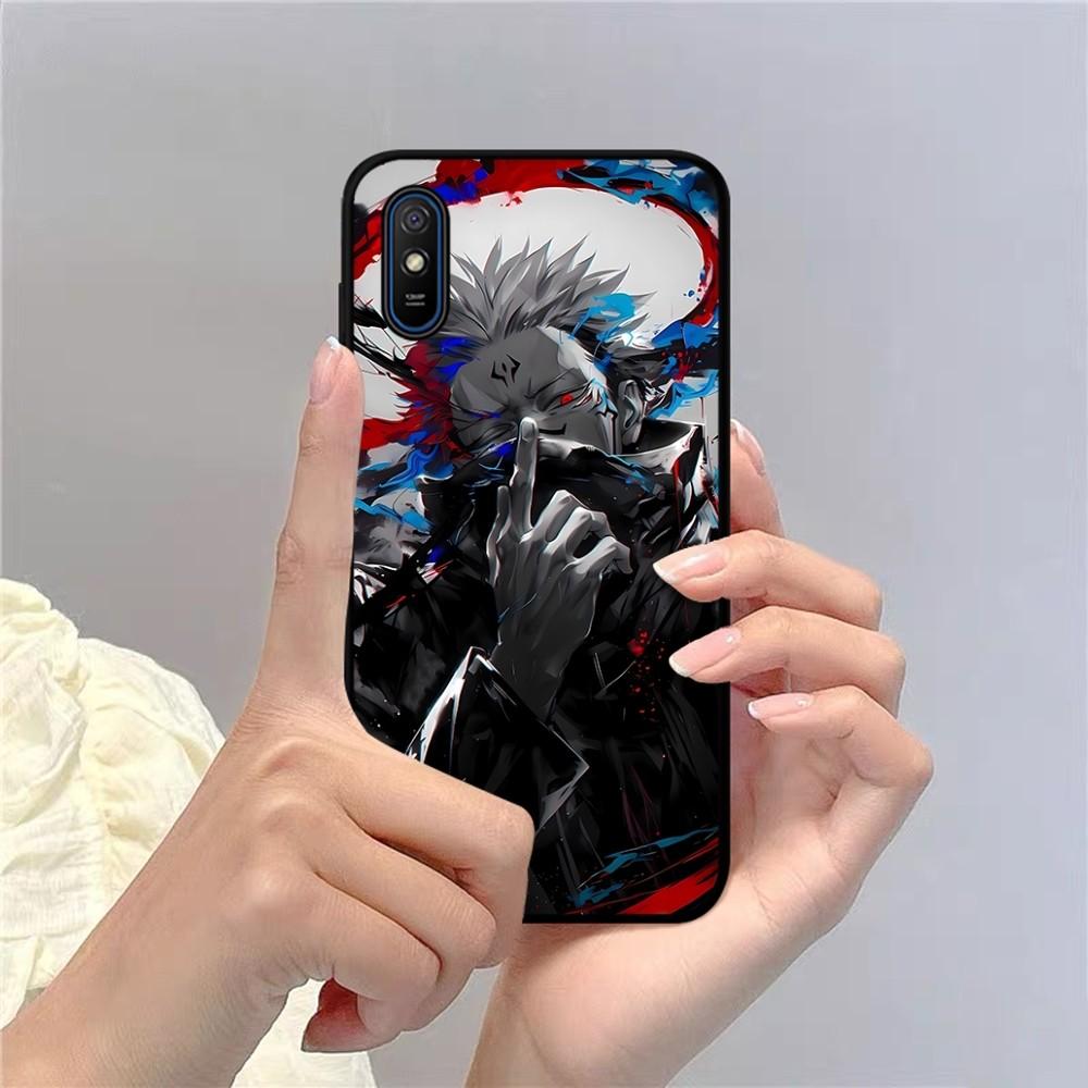 Jujutsu Kaisen Ryomen Sukuna Phone Case For Redmi 5 6 7 8 9 10 Plus Pro 6 7 8 9 A GO K20 K30 K40 Pro Plus F3 Fundas