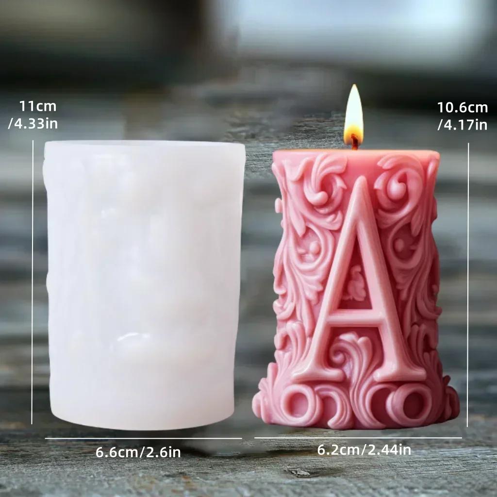 3D Coconut Tree Relief Cylindrical Candle Silicone Mold Beach Tree Resin Molud Palm Tree Flower Relief Handicraft Gypsum Molds
