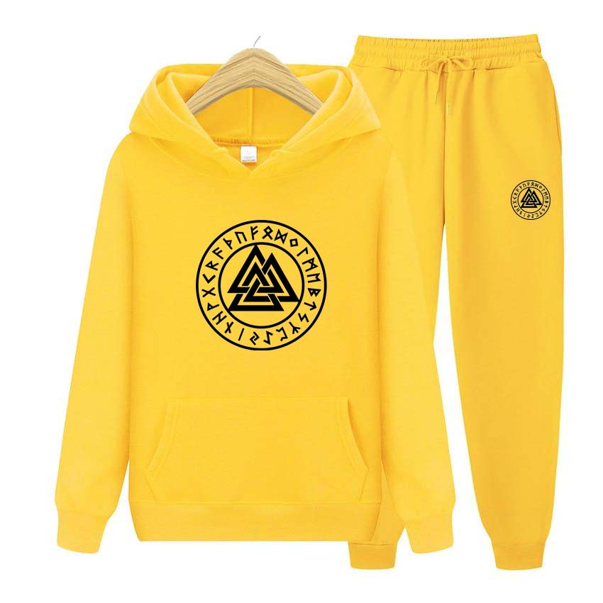 Men's and Women's Spring Fleece Sportswear Two Piece Set Printing Men Womens Hoodies Tracksuits Jogger Pants Thick Warm Clothes