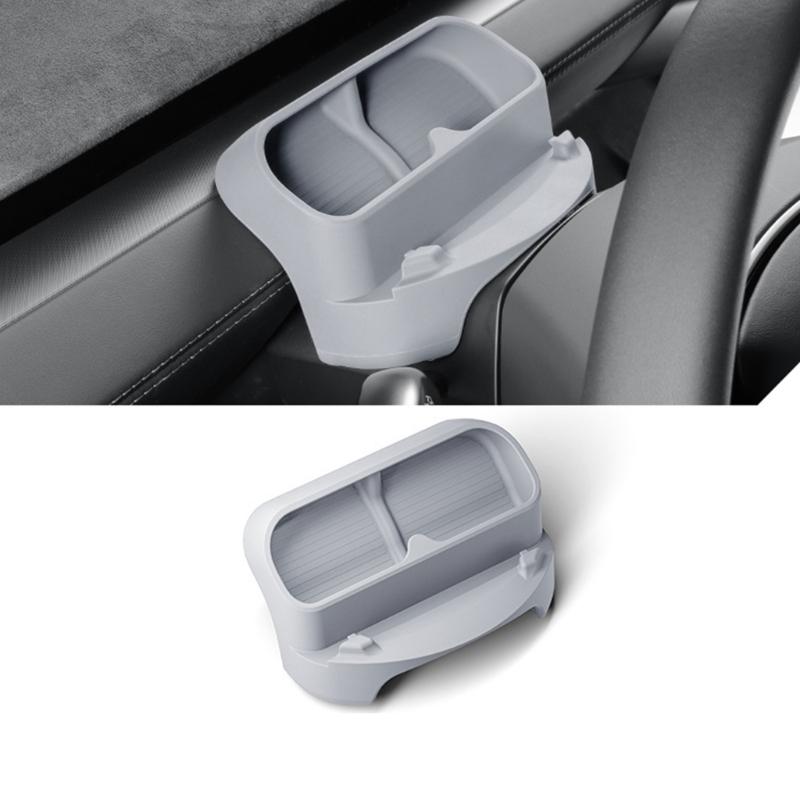 ABS Steering Wheel Phone Mount Eyewear Case Compact Storage No Obstructions Wheel Organizers Quick Fixing for Vehicle 
