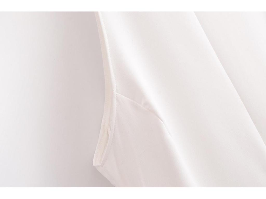 Spring 2025 Women's European & American Style Slim Halter Neck Swing Dress
