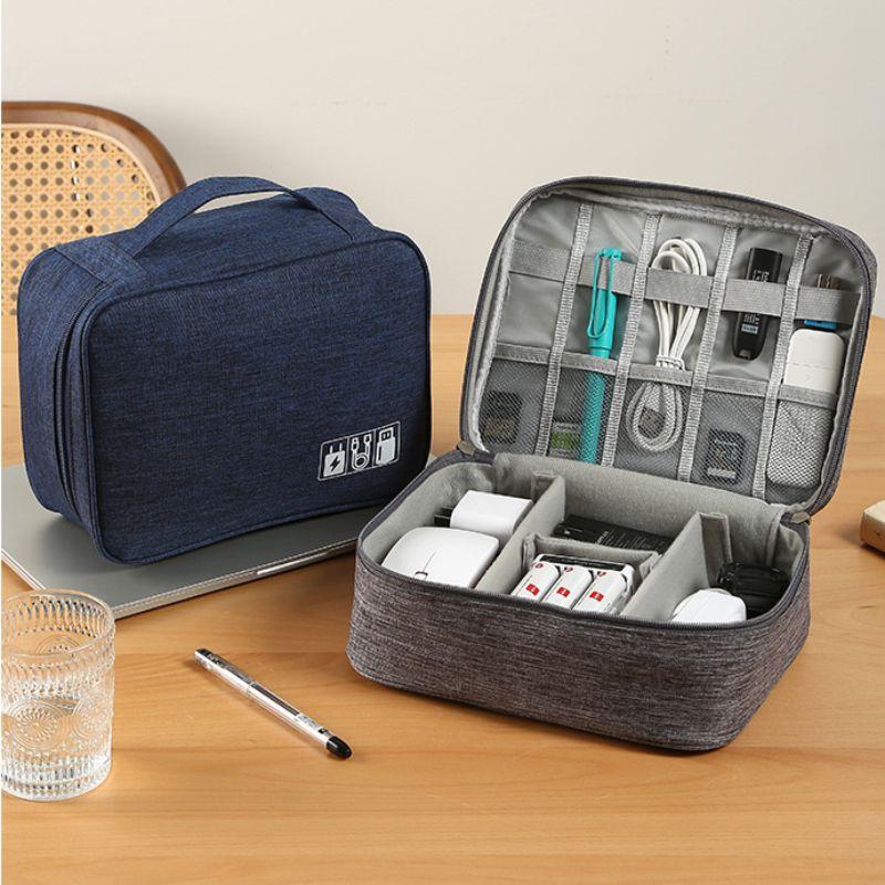 Adjustable Home Travel Waterproof Digital Bag Electronic Accessories Charger Data Cable USB Bag Digital Portable Storage Bag