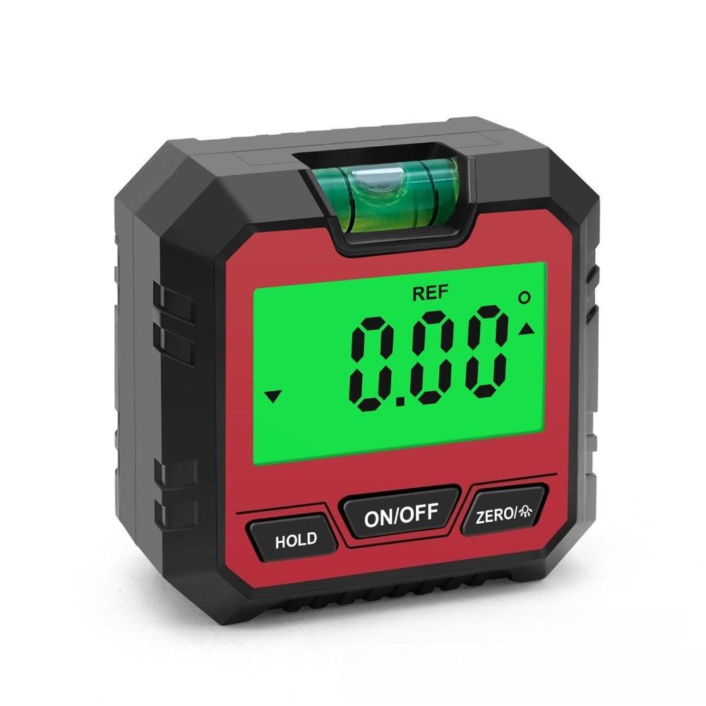 Electronic Digital Inclinometer Magnetic Level Angle Ruler Mini Protractor with Bubble