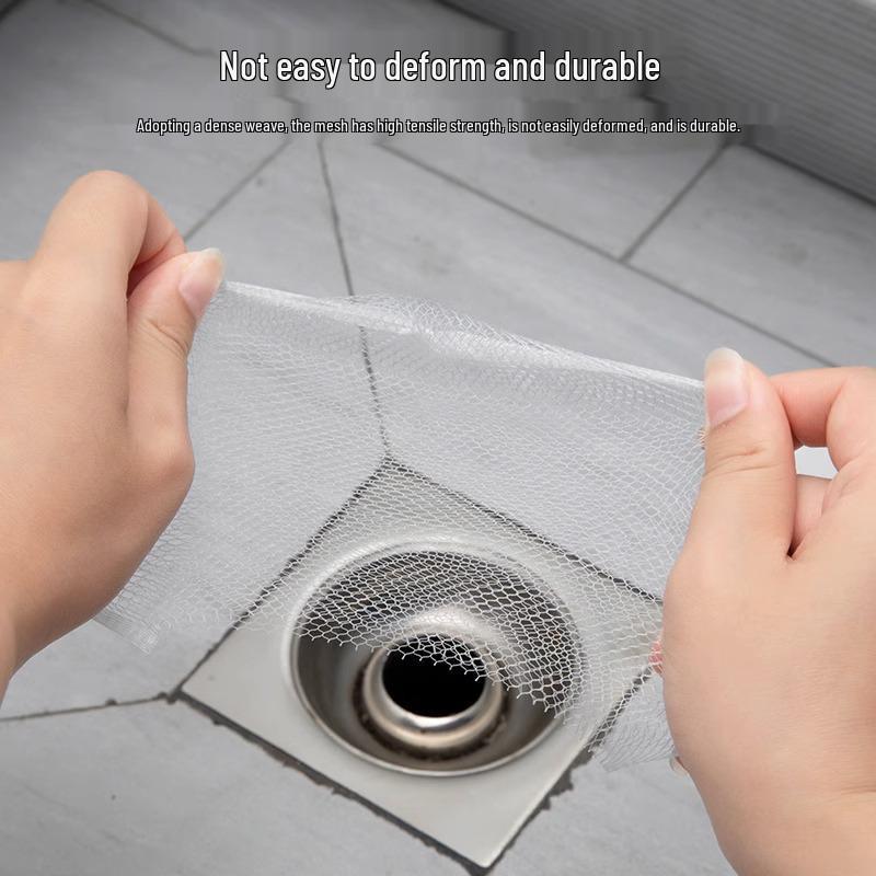 Jednorázová síťka do sprchového odtoku - Proti vlasům a proti ucpávání