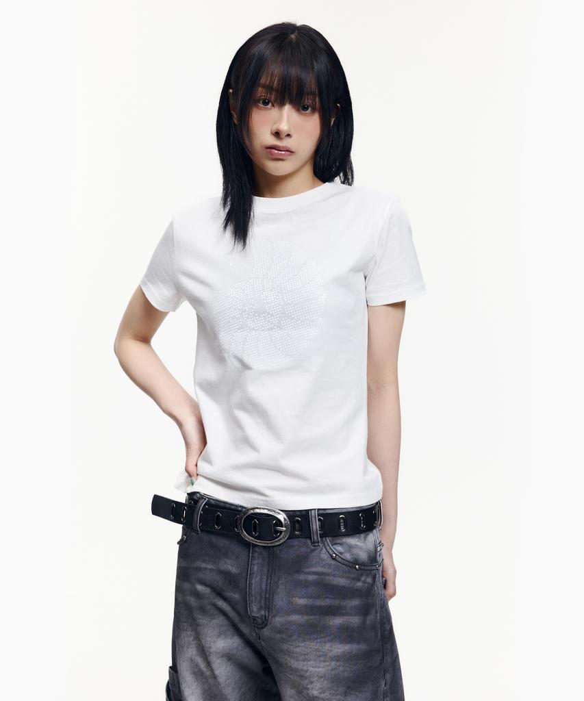 AAKAM All Over Eyelet Belt (Black)