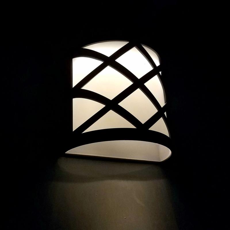 LED Solar Wandleuchte Außen Ip55 Wasserdicht Gartenlicht für Hof Terrasse Garten Weg Veranda Dekor