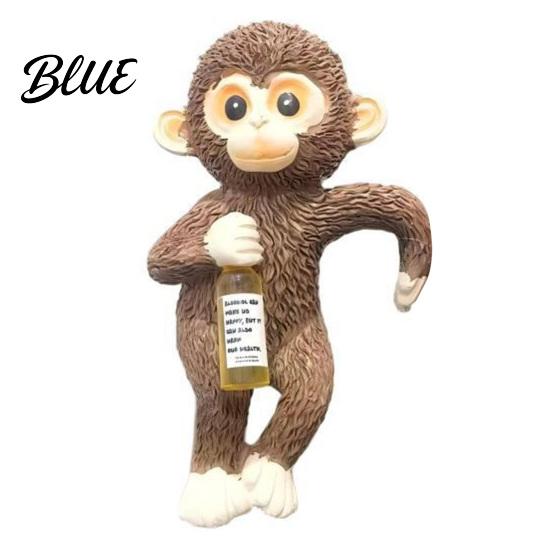 Fun Outdoor Yard Pot Hugger Hanging Statue Monkey Decor Planter Resin Plant Sculpture Cute Miniature Figurine for Flower Edge