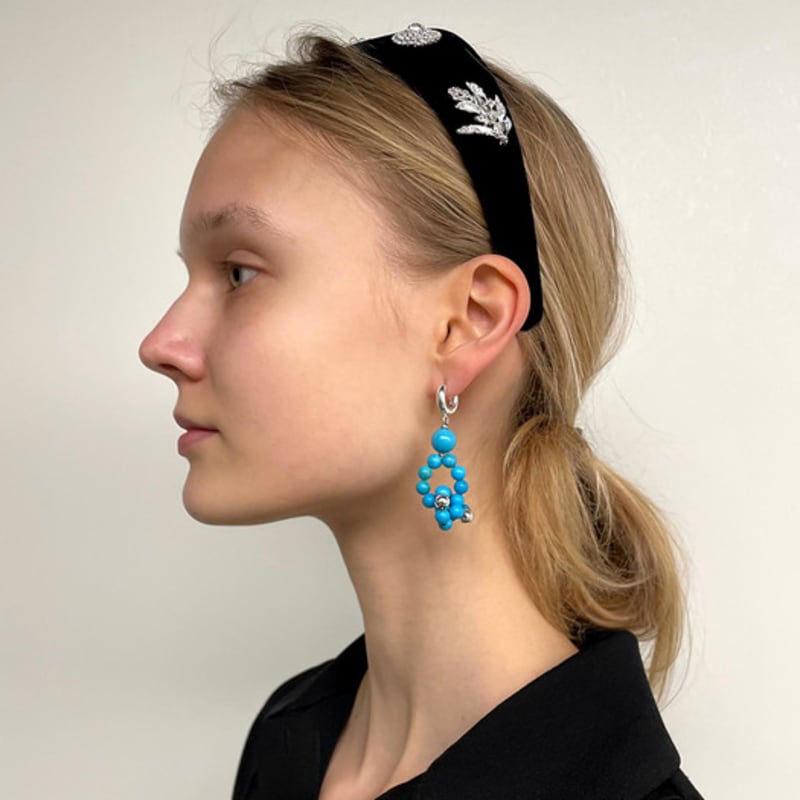 SCHO JEWELRY Lana Royal Wide Black Hairband