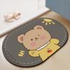 Household Diatomaceous Mud Quick Drying Soft Floor Mat Bathroom Absorbent Non-slip Toilet Toilet Carpet Thickened