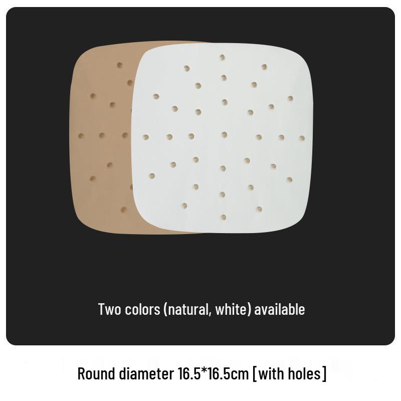 Natural White Disposable Oil-Proof Air Fryer Paper for Baking
