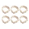 Elegant Hair Tie Elastic Scrunchies Ruched French Hair Rings for Elegant Updos Suitable for Long Hair Stretchy Hair Tie