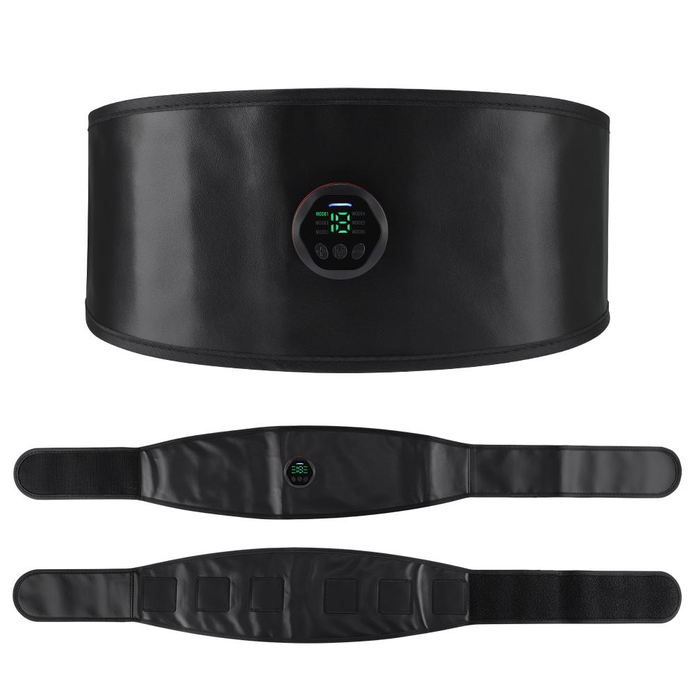 EMS Abdominal Toning Belt Electric Muscle Stimulation Muscle Toner Portable Fitness Massager Waist Trainer Body Slimming Shaping