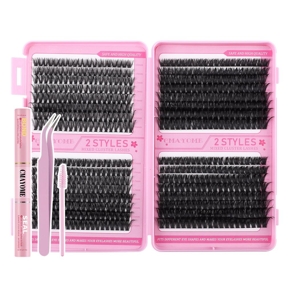 640 Clusters Diy Multi-Hair Eyelash Book Natural Thick D Song Segmented False Eyelash Set