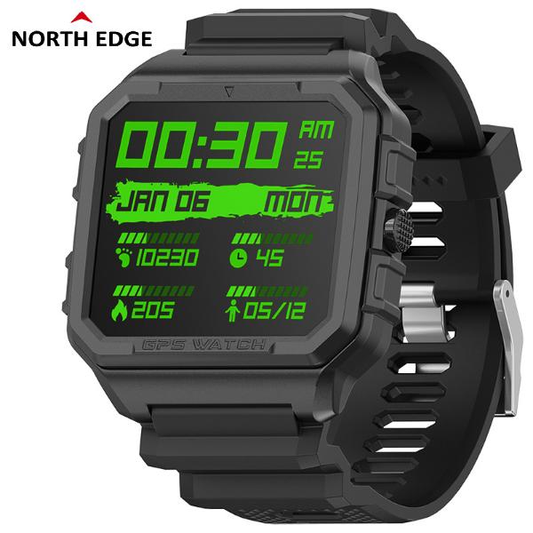 NORTH EDGE ALPHA Pro GPS Men Sports Watch Healthe Tracking Sport Monitor Remote Control Camera Waterproof Bracelet