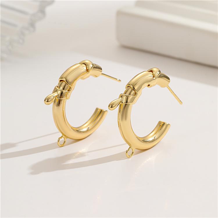 European-American Metal Circle Earrings: High-End Irregular Hoop, Exaggerated Personality Ear Studs & Cuffs for Women
