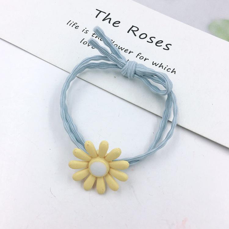 Beautiful Ins Women Daisy Hair Rope Headband With High-elastic Korean Rubber Band