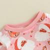 Baby Rompers Autumn Long Sleeve Newborn Boys Girls Sweatshirt Jumpsuits Winter Christmas Print Outfits Baby Wear