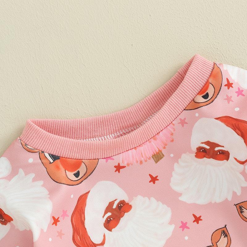 Baby Rompers Autumn Long Sleeve Newborn Boys Girls Sweatshirt Jumpsuits Winter Christmas Print Outfits Baby Wear