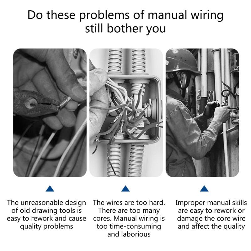 Drahtverdrillungs-Abisolierwerkzeug Abisolierzange Verdrillwerkzeuge Drahtverdrillwerkzeuge Drehverbindungsstück Aufnahme für Bohrmaschine Draht