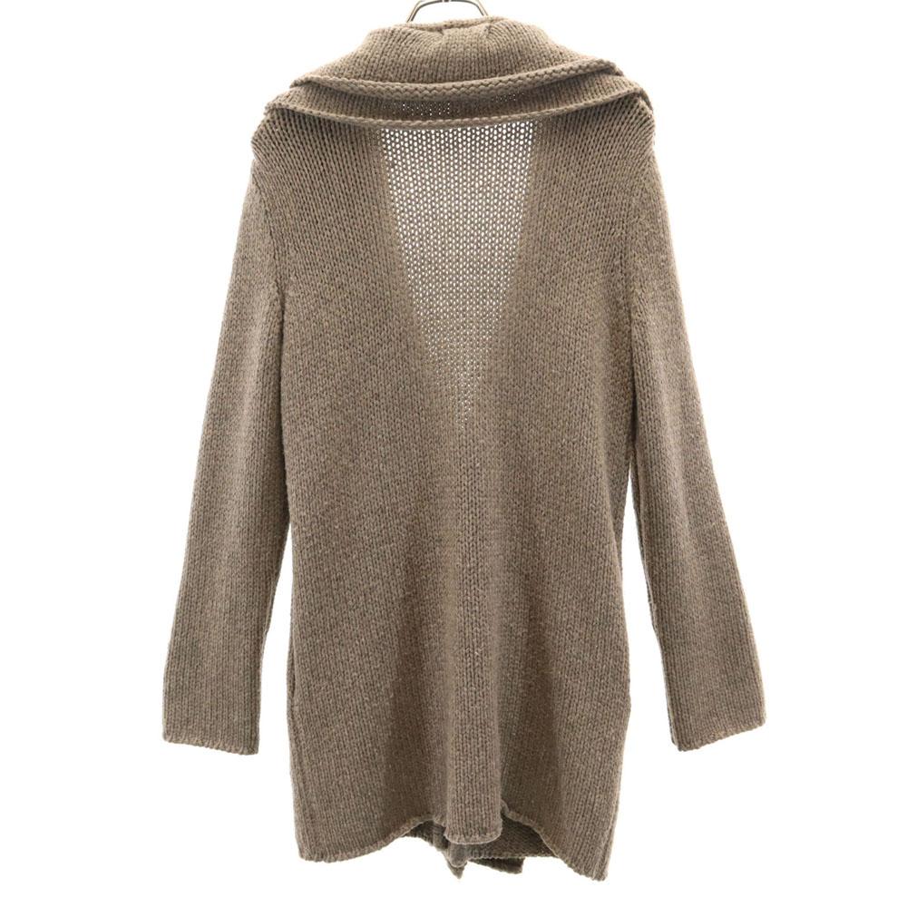 FOXEY Knit Coat F Ash Brown Women Used