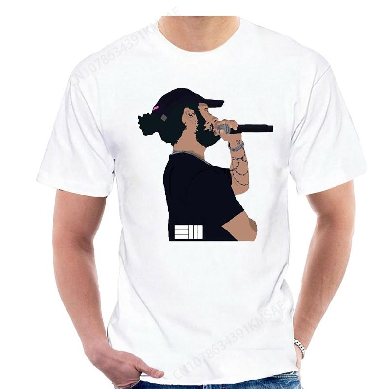 T Shirt Russ T-Shirt Men Cartoon Print Music Tee Shirt Funny S Men's With Short Sleeves Cotton