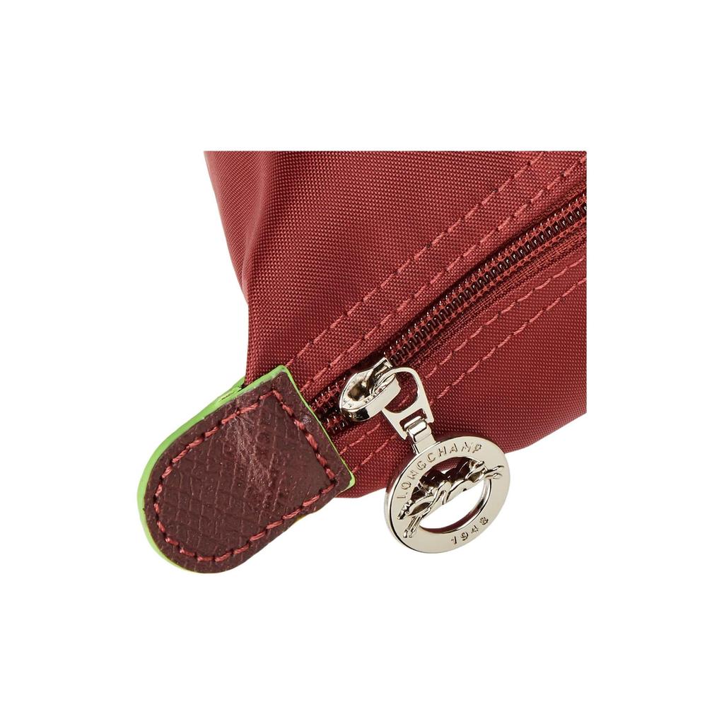 Longchamp Le Pliage Logo PU Tote Bag Small Women Tote Bags Pomegranate 1621919P98