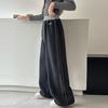 Girls' 2025 Fleece Wide-Leg Sweatpants - Fashionable, Thick, Casual Sports Pants for Autumn and Winter