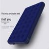 Inflatable Plush Mattress - Single/Double Foldable Floor Bed for Home Use