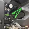 Motorcycle Pedal Guards Aluminum Alloy Pedal Protectors for ZX6R ZX 6R ZX6R 2025 ZX-6R 2019-2024 (Green) [Used]