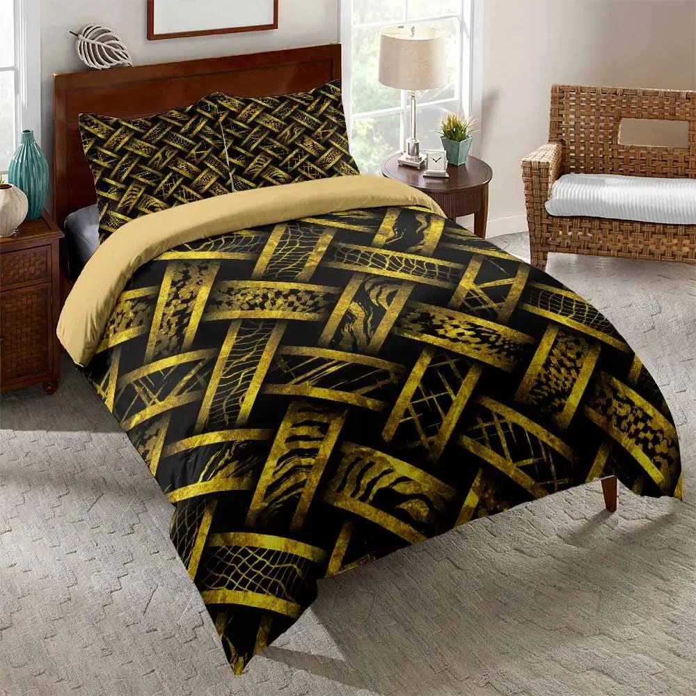 Comforter Zebra Leopard Bedding Set Housse De Couette 2 Personnes European And American Double Size Cotton Bedclothes 3D S